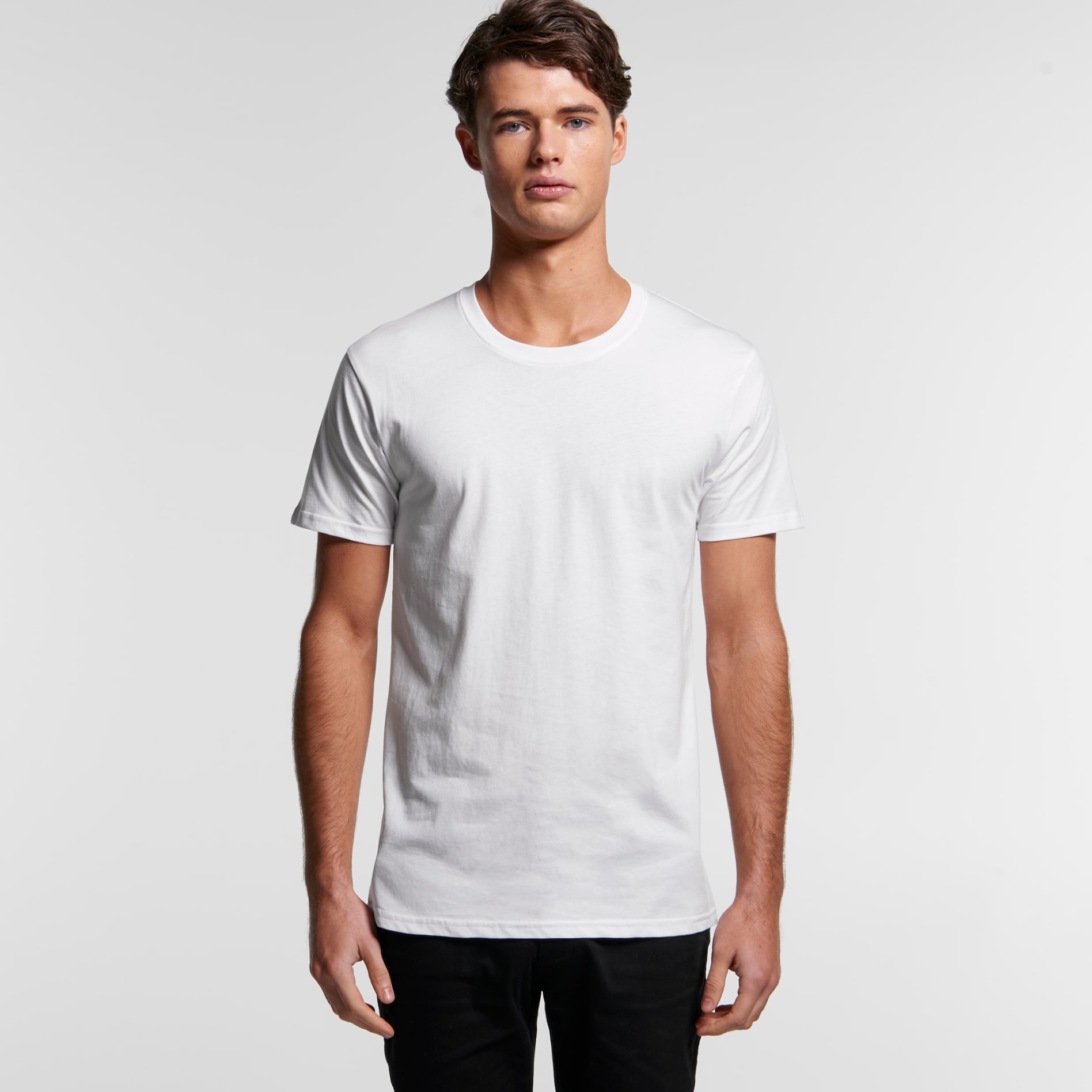 T shirt embroidery - 5501g staple organic tee front